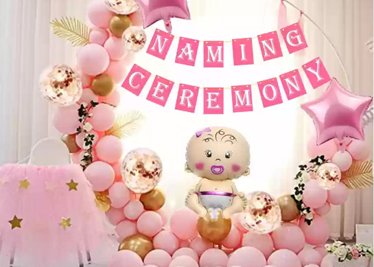 Naming Ceremony Decoration Image